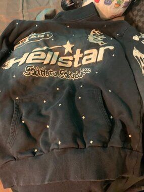 Hellstar Hoodie Vintage Black